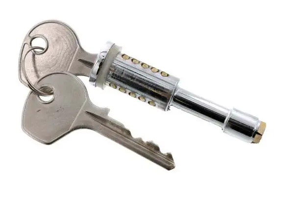 (New) 911/912 Door Lock Cylinder With Key - 1965-69 1