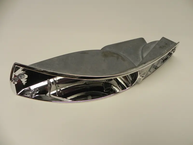 (New) 911/912 Driver Side Chrome Front Turn Signal Housing - 1969-73 1