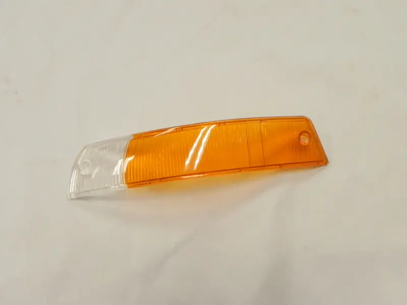 (New) 911/912 Euro Amber/Clear Front Left Turn Signal Lens - 1965-68 1