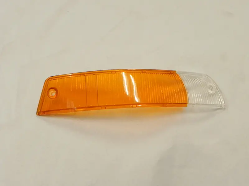 (New) 911/912 Euro Amber/Clear Front Right Turn Signal Lens - 1965-68 1