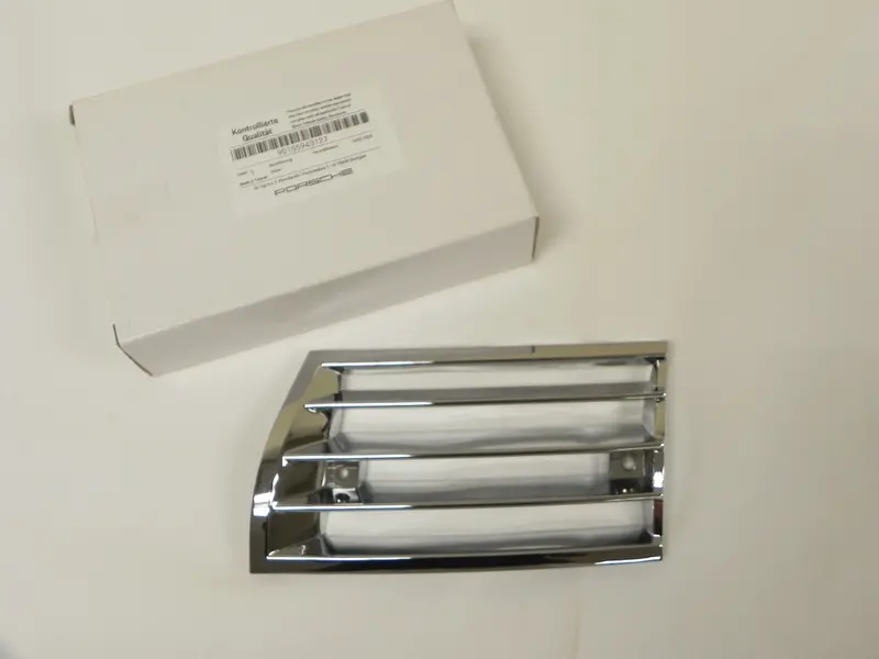 (New) 911/912 Genuine Left Chrome Horn Grille - 1969-72 1
