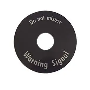 (New) 911/912 Hazard Warning Light Decal - 1965-69 1