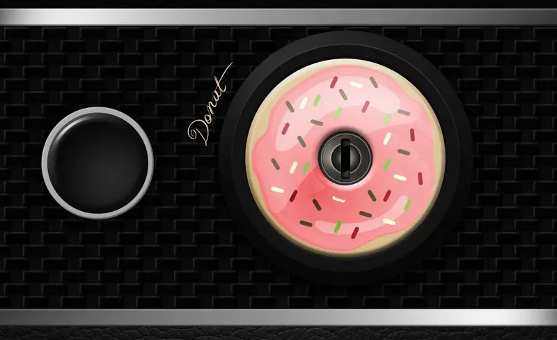 (New) 911/912 Ignition Switch Trim Cover [Donut] - 1965-73 1