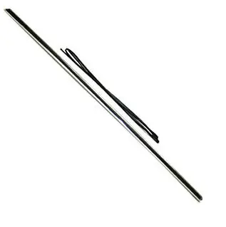 (New) 911/912 Narrow Lower Rocker Deco With Rubber Insert - 1965-73 1