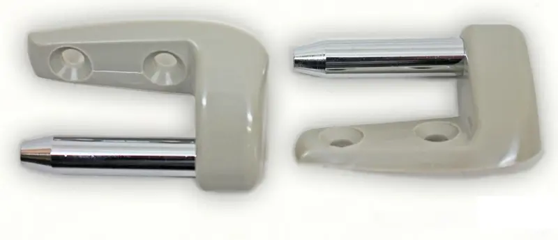 (New) 911/912 Pair Of Early Sunvisor Pivots W/ 8Mm Pin - 1966-67 1