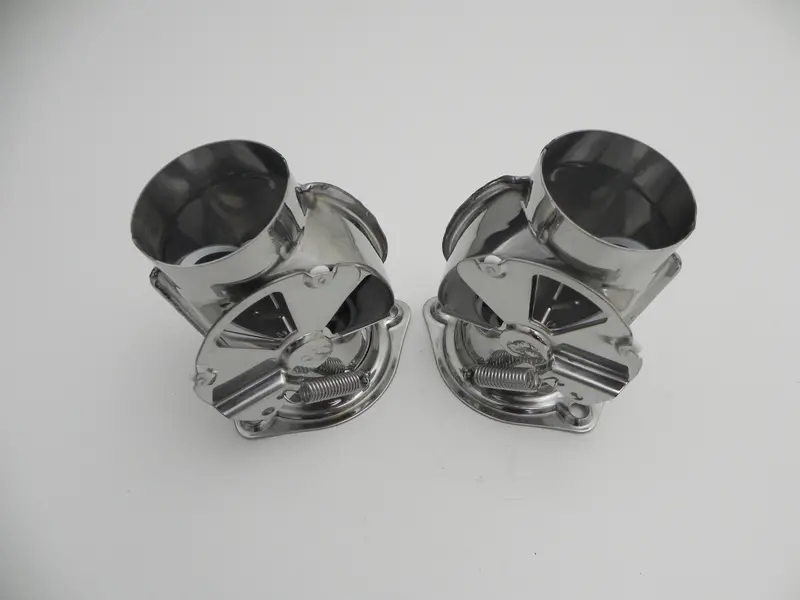 (New) 911/912 Pair Of Stainless Steel Early Heater Valves - 1965-86 1