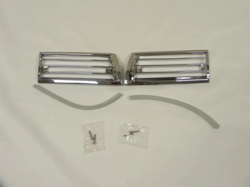(New) 911/912 Pair Of Swb Concours Left & Right Hand Chrome Horn Grilles - 1965-68 1