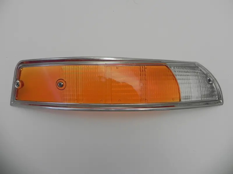 (New) 911/912 Porsche European Right Front Turn Signal Lens With Silver Trim - 1969-72 1