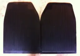 (New) 911/912 Rear Rubber Floor Mats - 1965-73 1