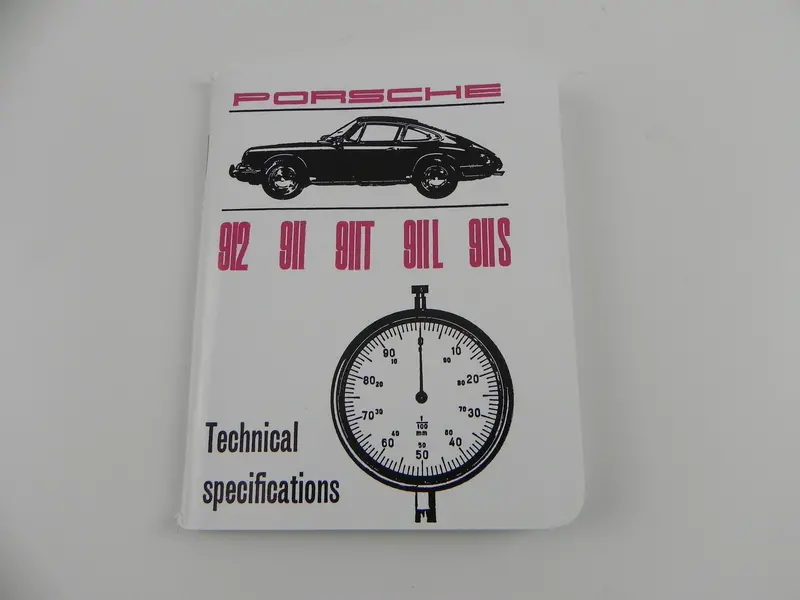 (New) 911/912 Technical Specifications Pocket Book 1