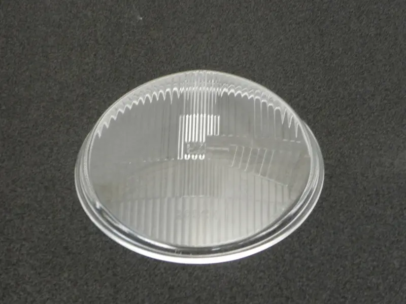 (New) 911/912E/930 Bosch H4 Clear Fluted Headlight Lens - 1970-89 1