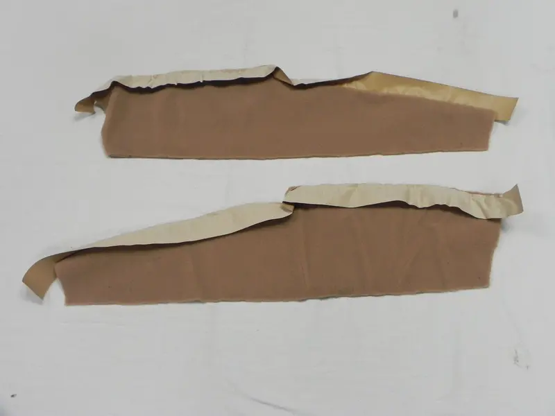 (New) 911/912E/930 Cashmere Beige Door Pocket Carpet Kit - 1974-94 1