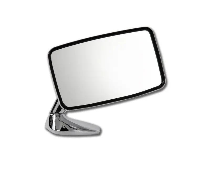 (New) 911/912E Right Side Chrome Flag Mirror - 1974-76 1