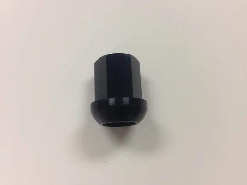 (New) 911/914/924/928/944 Black Alloy Lug Nut - 1968-98 1
