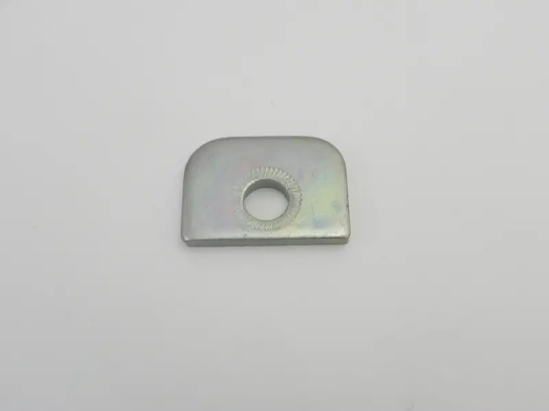 (New) 911/914/930 Late Shock Top Plate Front Single Hole - 1970-89 1