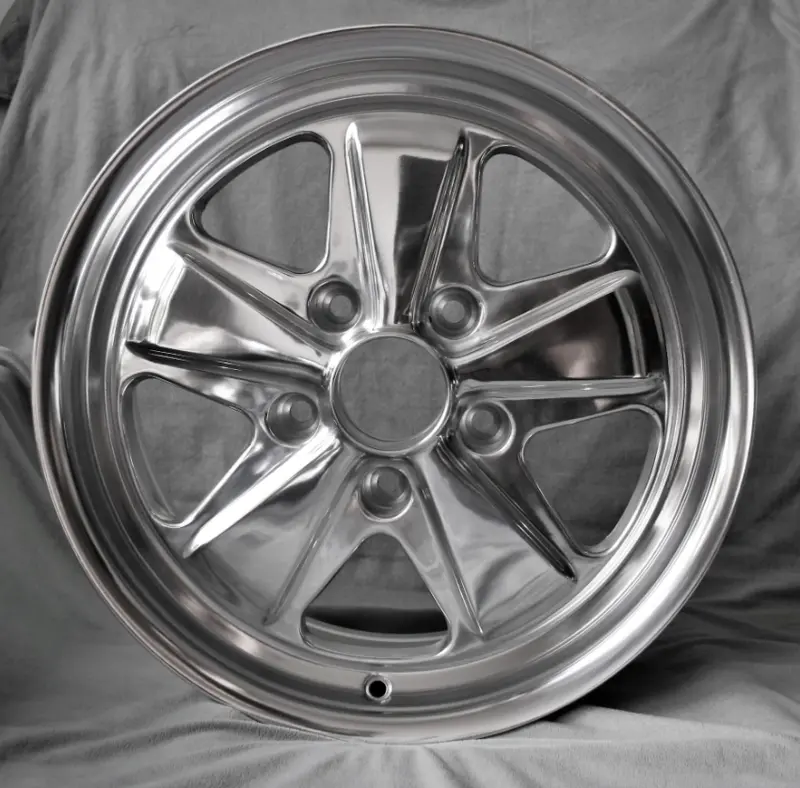 (New) 911/928/944/968/986 Reproduction 7.5J X 17 Fuchs Full Polished Wheel 1