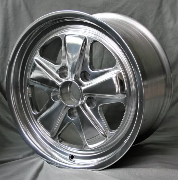 (New) 911/928/944/968/986 Reproduction 9J X 17 Fuchs Full Polished Wheel 1