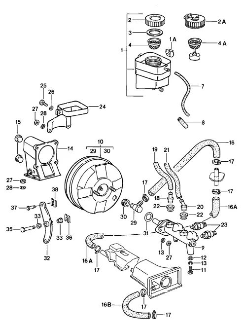 (New) 911/928/944/968 Brake Master Cylinder Grommet - 1976-95 2