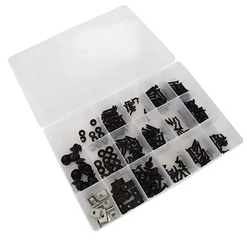 (New) 911/928/944 Black Interior Screw Set - 1970-95 1