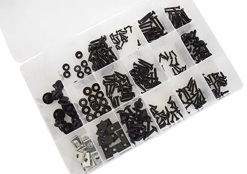 (New) 911/928/944 Black Interior Screw Set - 1970-95 2