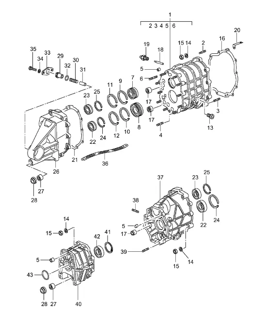 (New) 911/928 Transmission Screw Plug - 1965-98 2