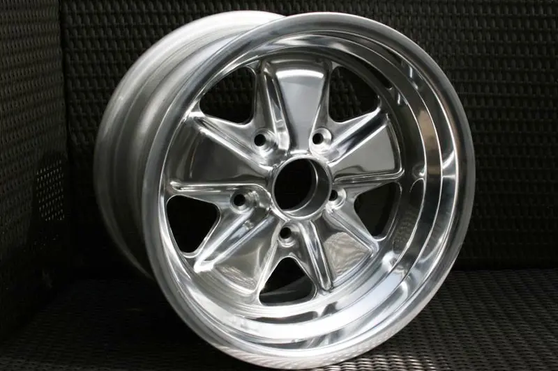 (New) 911/930/944 Reproduction 8J X 16 Fuchs Full Polished Wheel - 1977-89 1