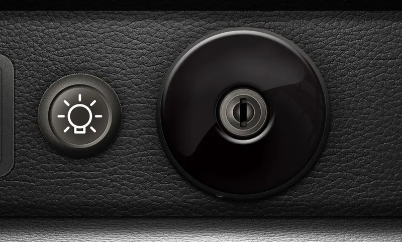 (New) 911/930 Ignition Switch Trim Cover [Black] - 1974-98 1