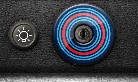 (New) 911/930 Ignition Switch Trim Cover [Martini] - 1974-98 1