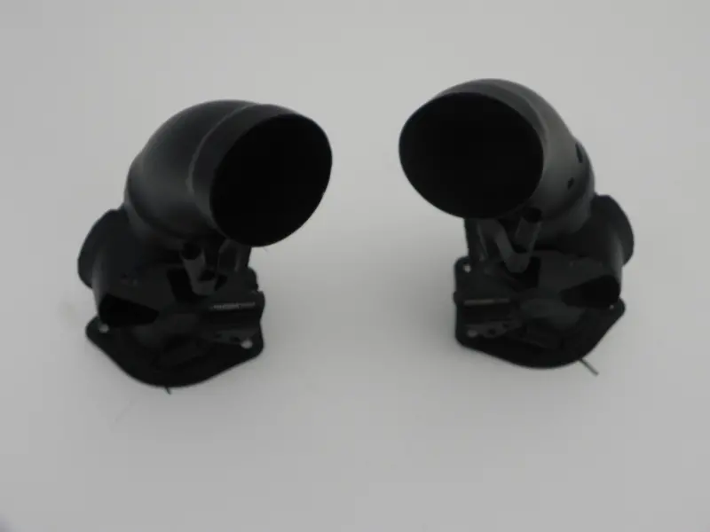 (New) 911/930 Pair Of Black Late Heater Valves - 1987-89 1