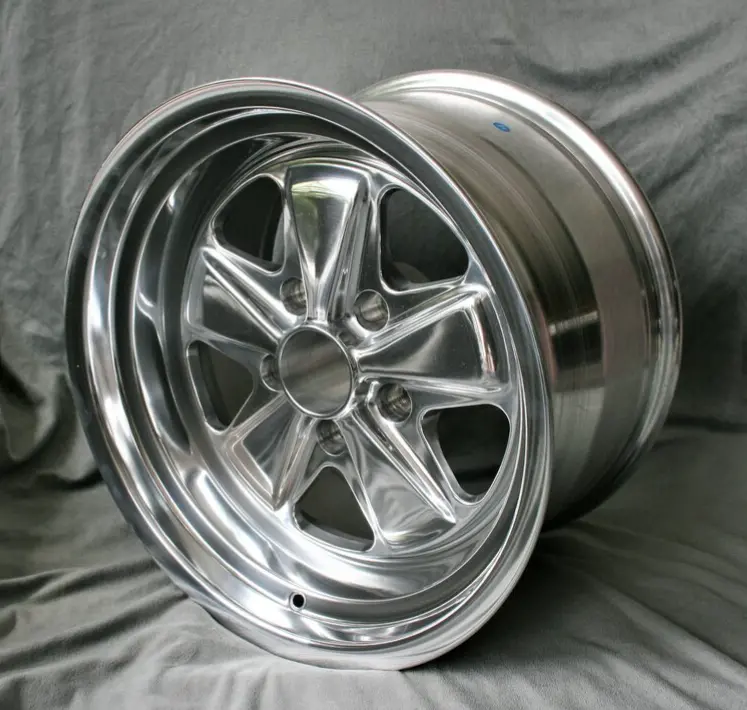 (New) 911/930 Reproduction 10J X 17 Fuchs Full Polished Wheel - 1977-89 1