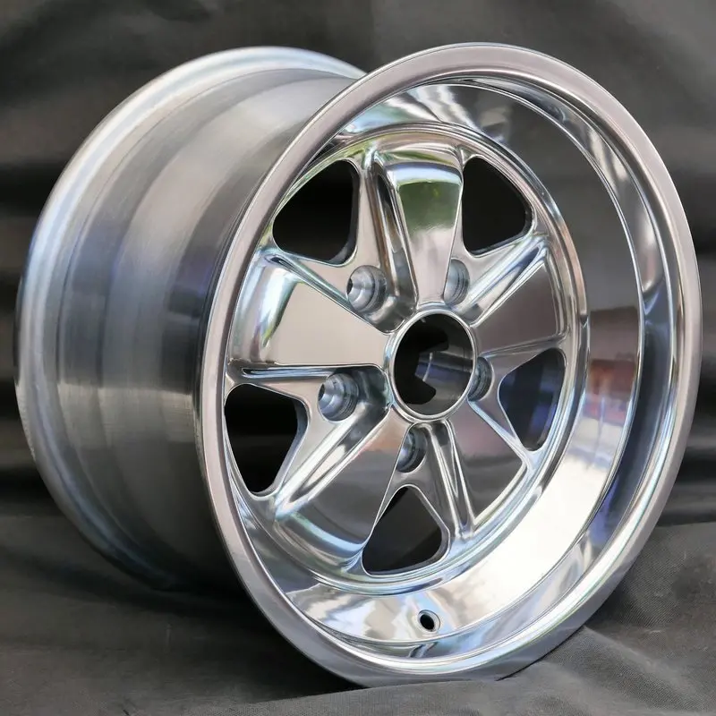 (New) 911/930 Reproduction 9J X 16 Fuchs Full Polished Wheel - 1977-89 1
