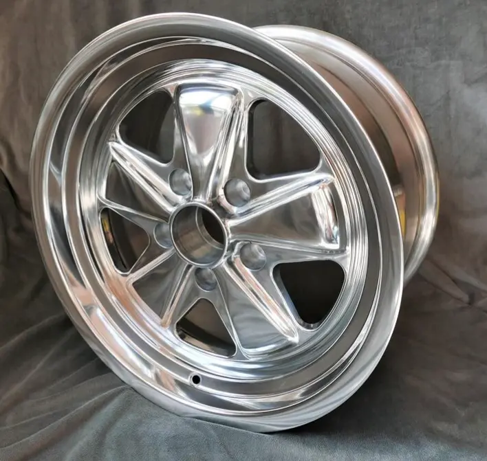 (New) 911/930 Reproduction 9J X 17 Fuchs Full Polished Wheel - 1977-89 1