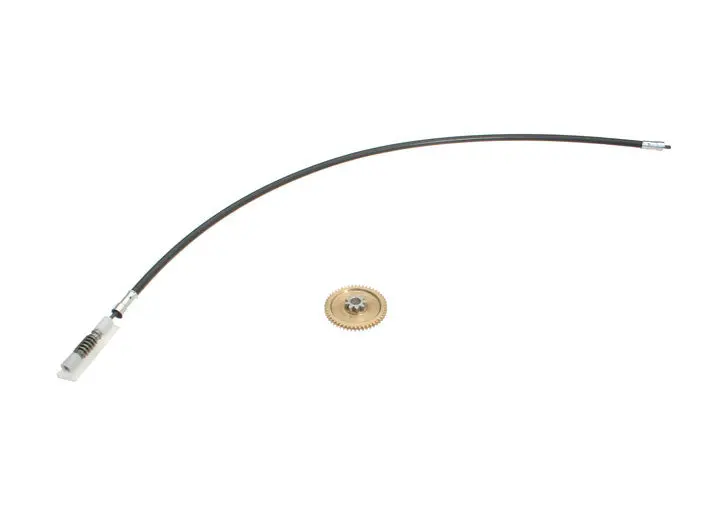 (New) 911/964/993 Cabriolet Driver's Side Convertible Shaft W/ Gear For Hood Operation - 1984-98 1