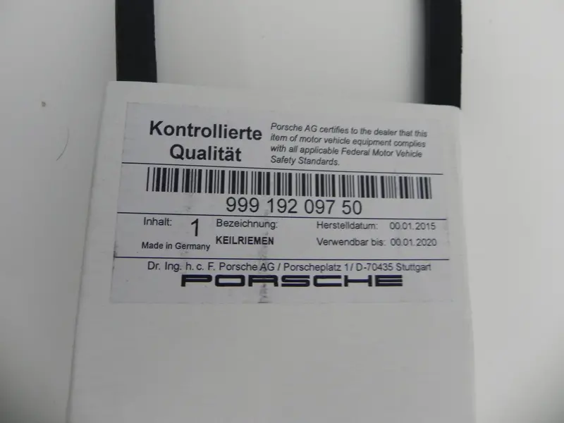 (New) 911 Alternator Belt 1976-79 2