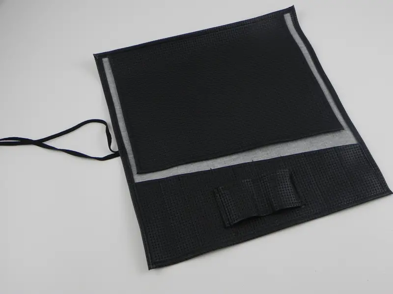 (New) 911 Black Basketweave Tool Kit Bag W/ Tie Strings - 1973-74 1