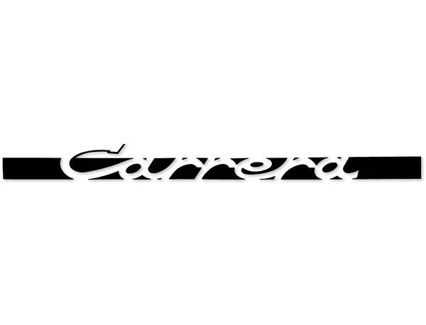 (New) 911 Black Carrera Side Decal - 1969-89 1