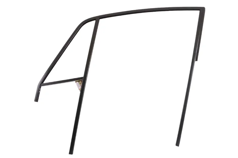 (New) 911 Black Driver Side Door Window Frame - 1974-92 1