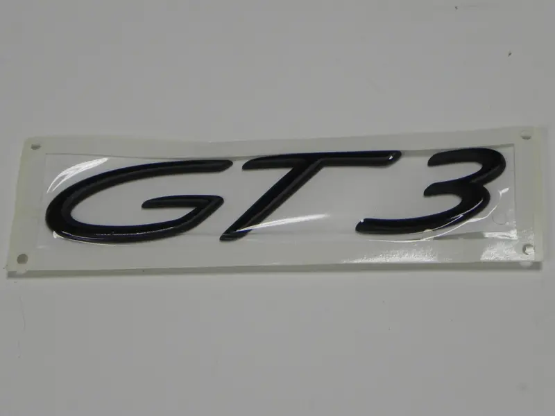 (New) 911 Black "Gt3" Emblem - 1999-12 1