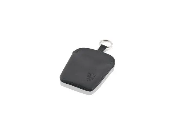 (New) 911 Black Leather Key Fob - 1970-98 1