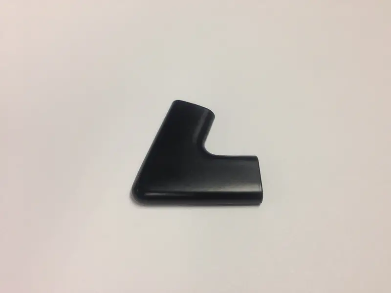 (New) 911 Black Lower Quarter Window Trim Corner Piece - 1984-94 1