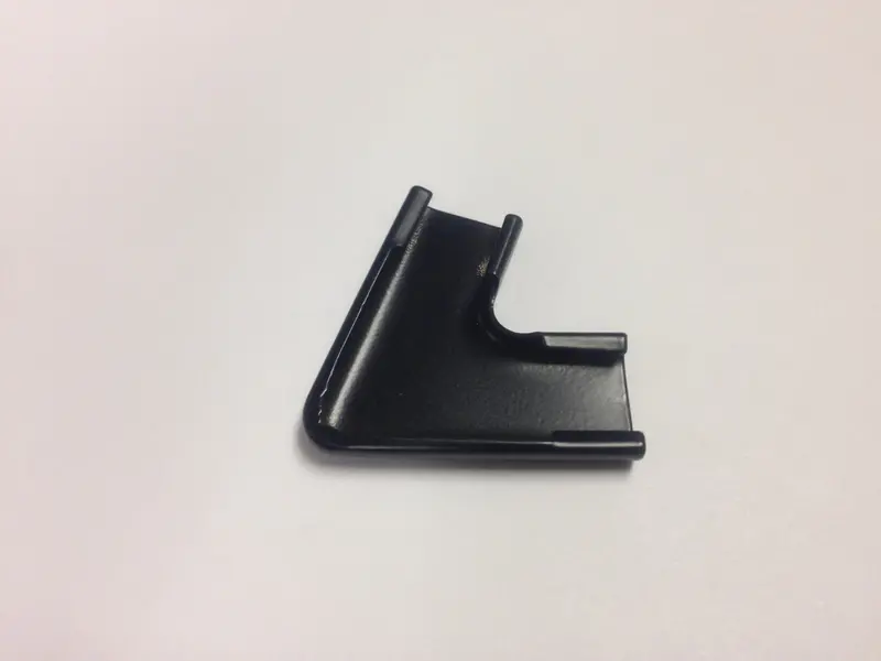 (New) 911 Black Lower Quarter Window Trim Corner Piece - 1984-94 2