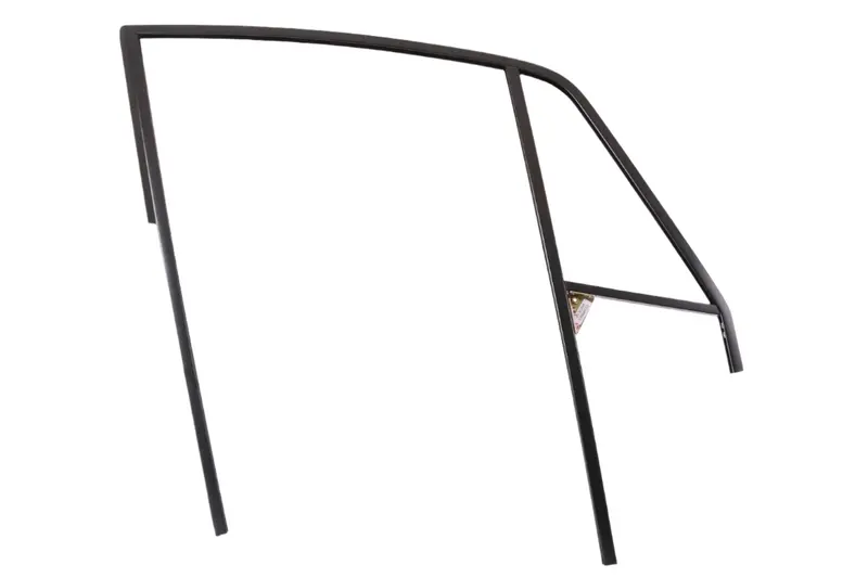 (New) 911 Black Passenger Side Door Window Frame - 1974-92 1