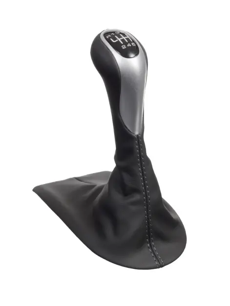 (New) 911, Boxster, 6 Speed Gear Shift Knob Black/Sport Silver 2003-05 1