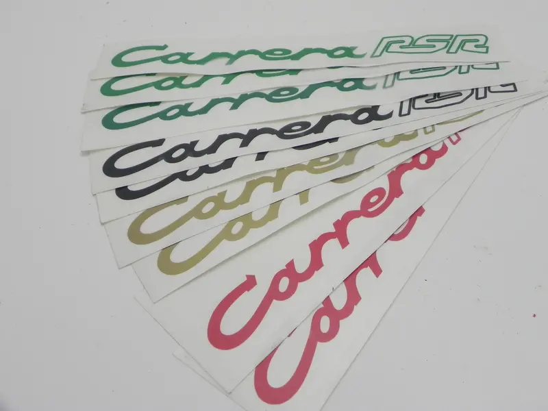 (New) 911 "Carrera Rs/Rsr" Rear Duck-Tail Engine Lid Decal 2