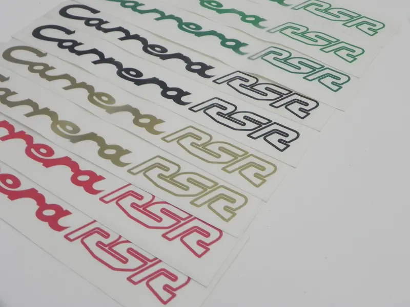 (New) 911 "Carrera Rs/Rsr" Rear Duck-Tail Engine Lid Decal 4