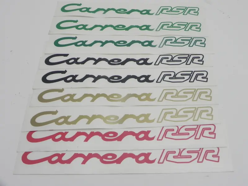 (New) 911 "Carrera Rs/Rsr" Rear Duck-Tail Engine Lid Decal 5