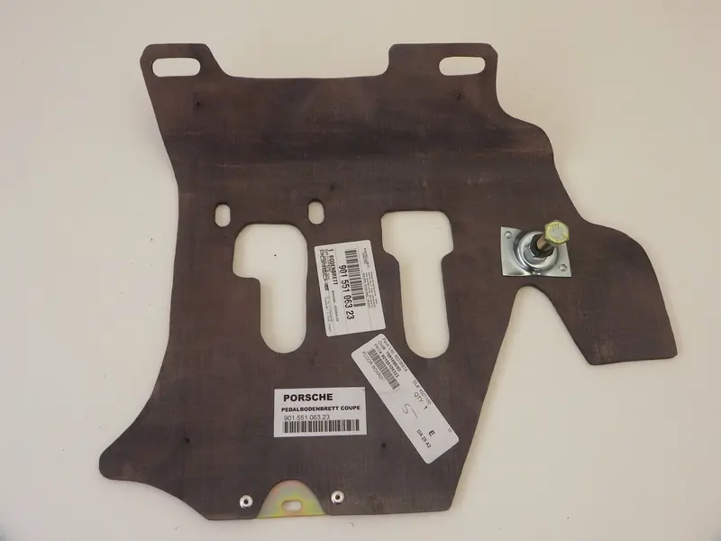 (New) 911 Coupe Concours Genuine Porsche Left Hand Pedal Board - 1968-73 1