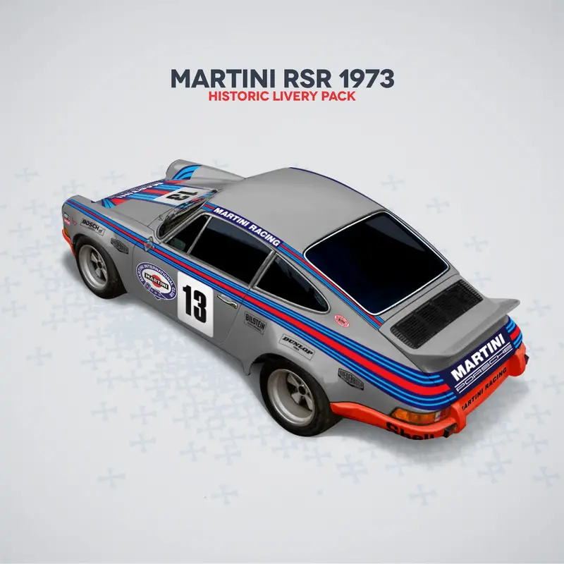(New) 911 Famous Historic Livery Sets - Martini / Brumos / Rsr 1