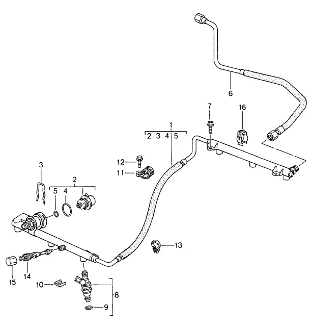 (New) 911 Fuel Injector - 1994-98 2