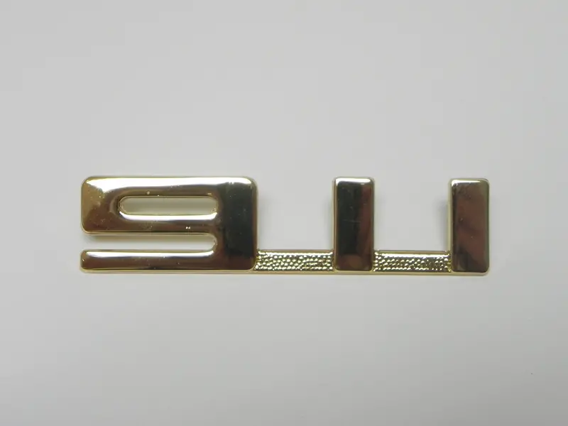 (New) 911 Gold Engine Lid Emblem - 1967-68 1